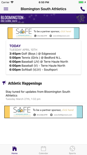 Bloomington South Athletics(圖2)-速報App