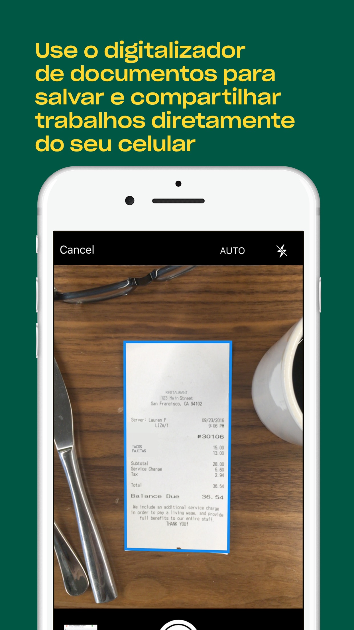 Screenshot do app Dropbox