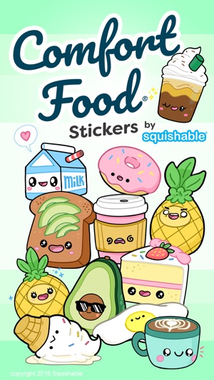 Comfort Food Stickers