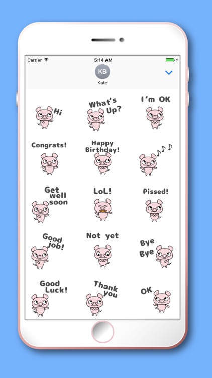 Cute Pig Kawaii emoji