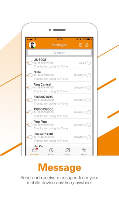 AntTone Text & Call Voip Phone screenshot 2
