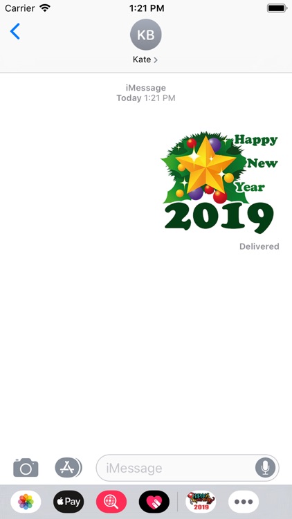 Happy New Year 2019 Sticker