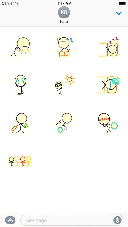 Life of Stick Man Stickers