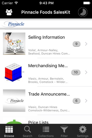 Pinnacle Foods SalesLink screenshot 2