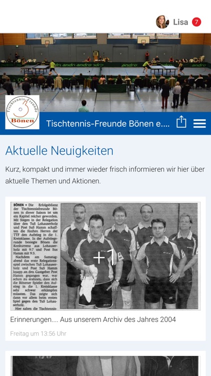 Tischtennis-Freunde Bönen