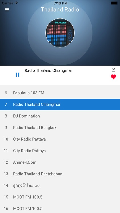 Thailand Radio Station Thai FM screenshot-3