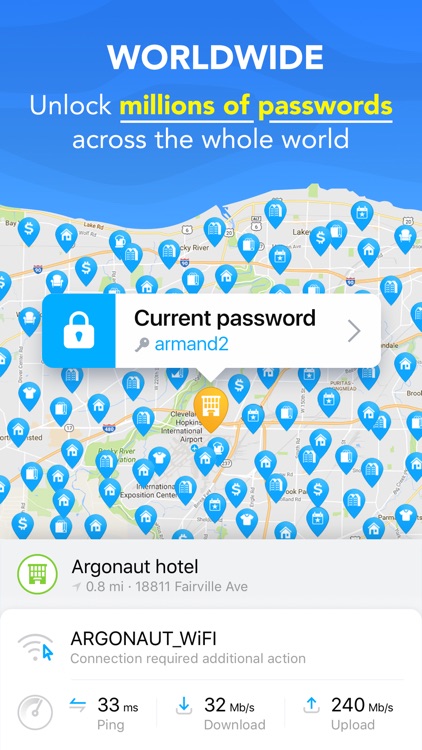 WiFi Map Pro - Scan & Get Passwords for free Wi-Fi