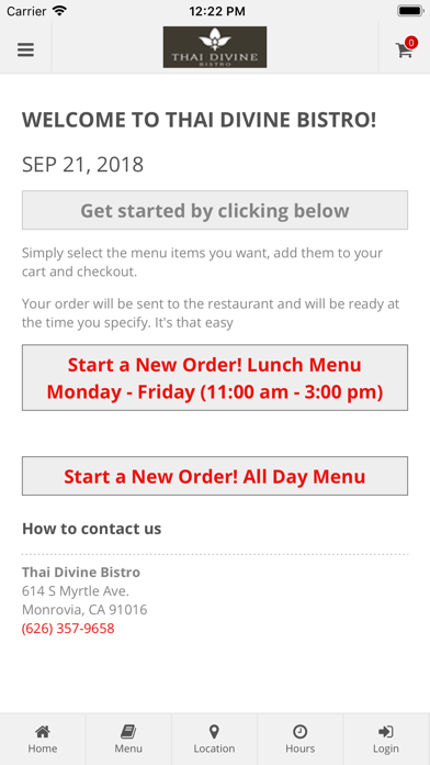 How to cancel & delete Thai Divine Bistro from iphone & ipad 1