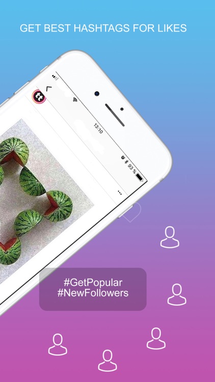 Likes and followers + hashtags