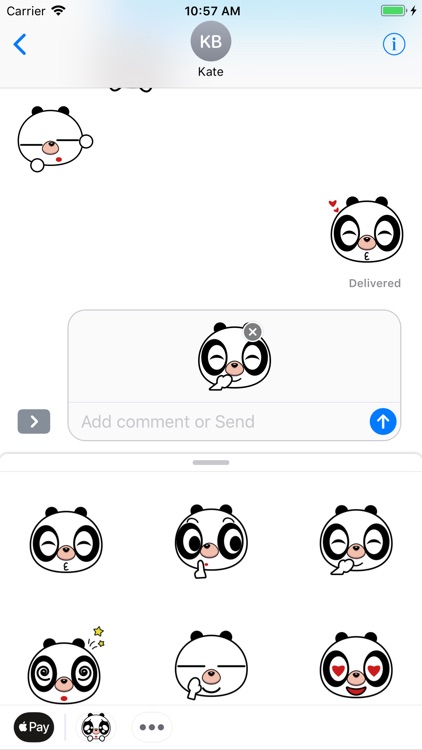 Lovely panda - Fx Sticker screenshot-4