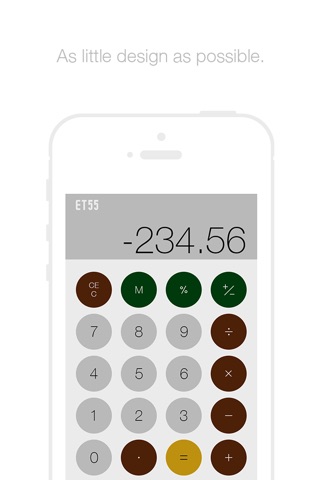 ET55: A Minimalist Calculator screenshot 3