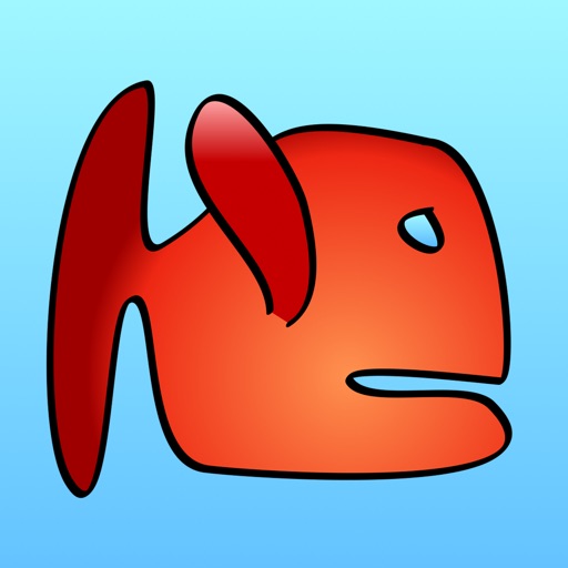 Finny Fish * crazy, flappy, angry looking Goldfish icon