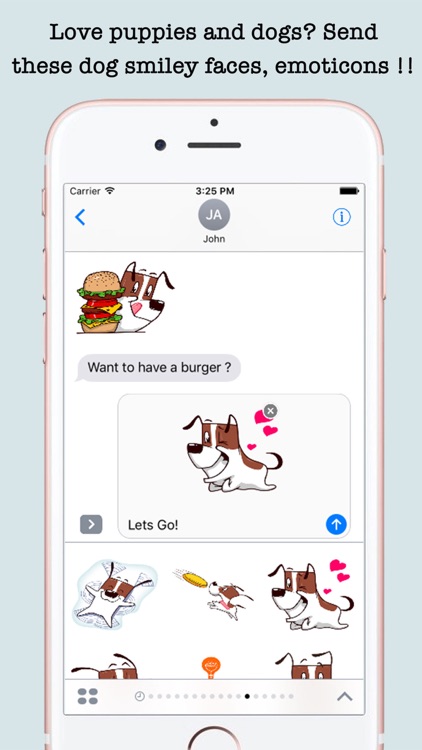 Cute Dog Emojis Stickers For iMessage