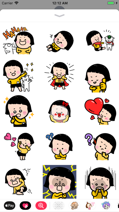 MiMi - Little Girl Stickers screenshot 2