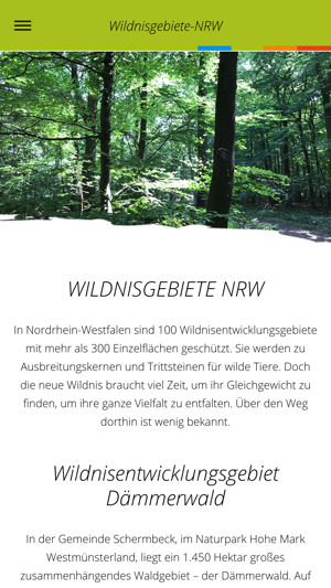 Wildnisgebiete NRW