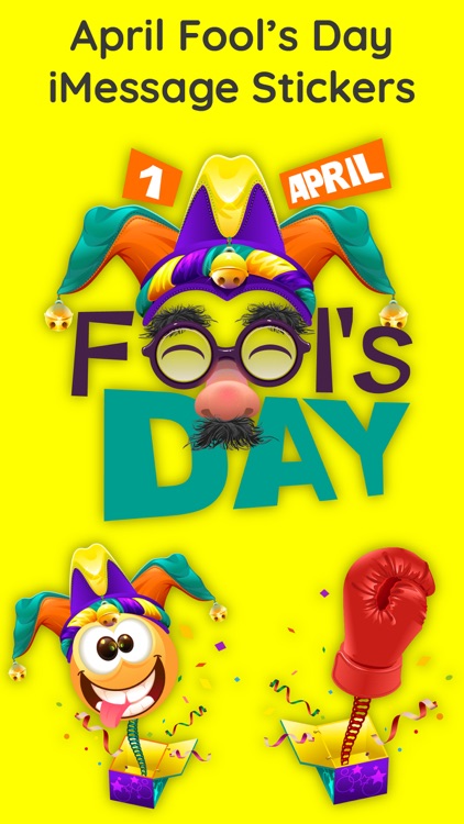 April Fool Prank Stickers App