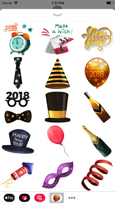 Hello 2018 New Year Sticker screenshot 3
