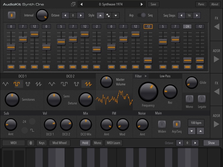 AudioKit Synth One Synthesizer screenshot-3