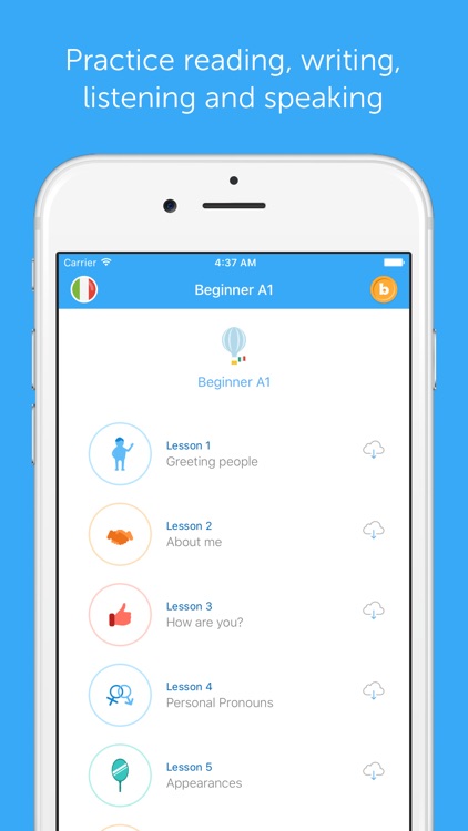 busuu - Learn to speak Italian