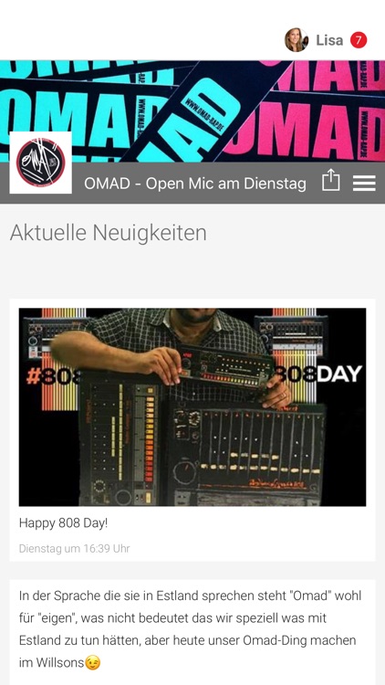 OMAD - Open Mic am Dienstag