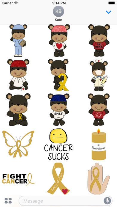 Childhood Cancer Stickers screenshot 2