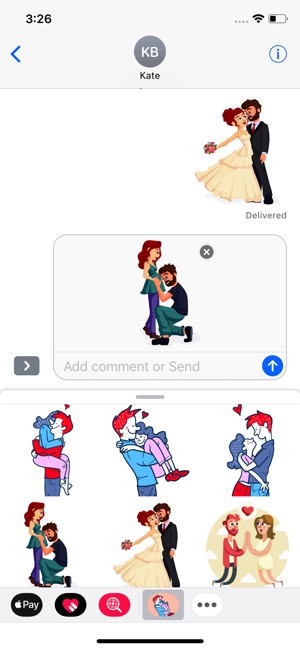 I Love You More Stickers