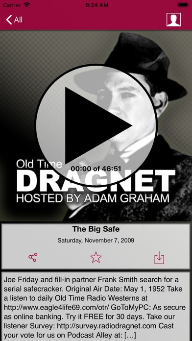 How to cancel & delete Old Time Dragnet Show from iphone & ipad 3