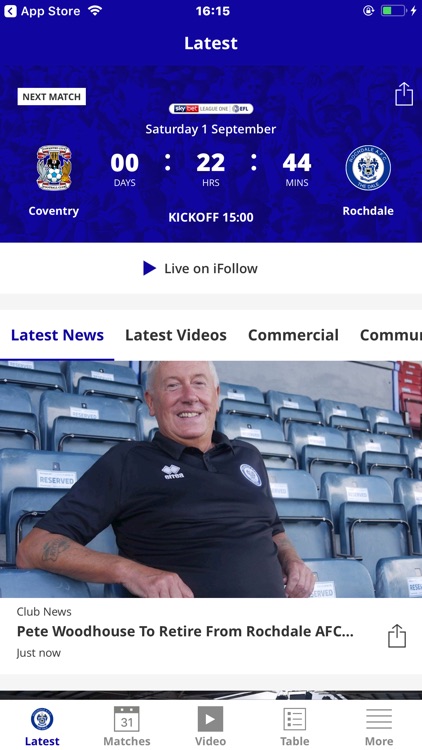 Rochdale Official App