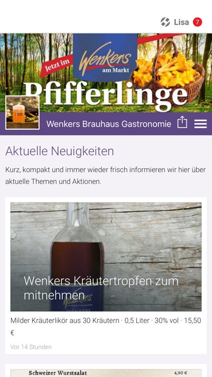 Wenkers Brauhaus Gastronomie