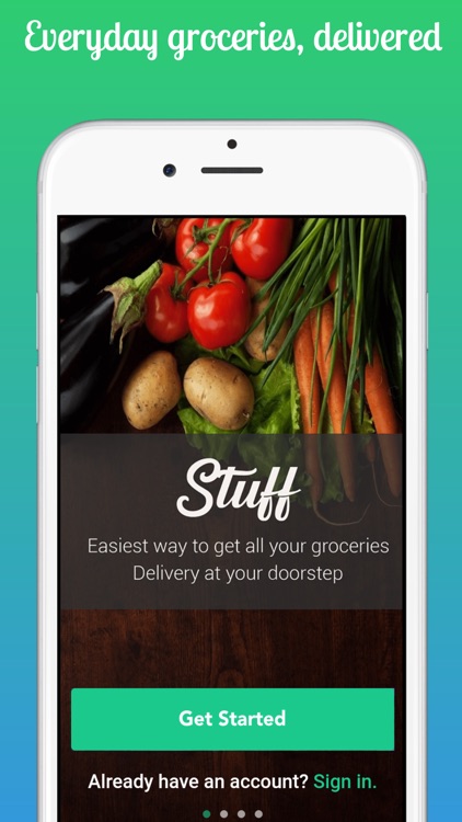 Stuff - Grocery Delivery App