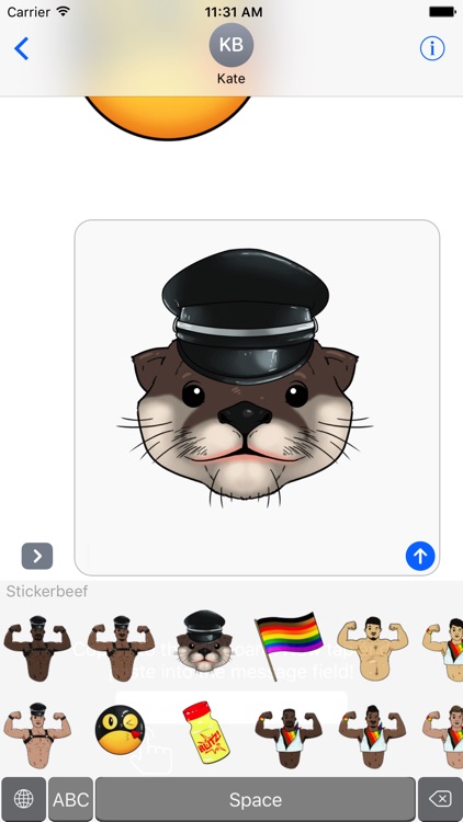 Stickerbeef : LGBTQ, BDSM emoji and stickers