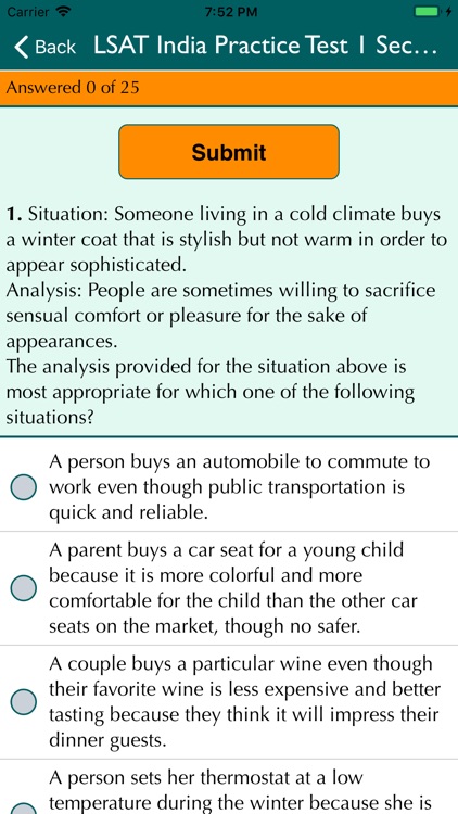 LSAT India Practice Tests