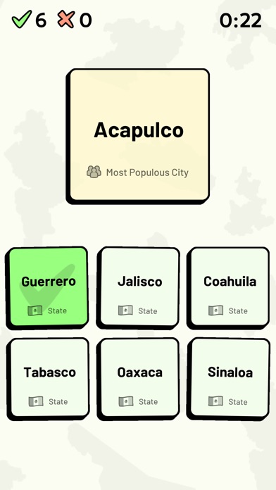 States of Mexico Quiz screenshot 2
