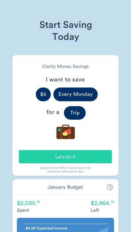 Clarity Money - Budget Planner