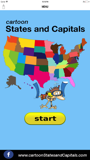 Cartoon States and Capitals(圖1)-速報App