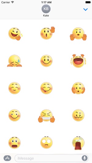 Adorable Face Emoji Sticker(圖2)-速報App