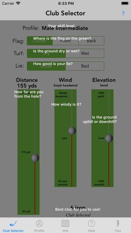 Golfmaster Club Selector screenshot-6