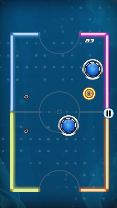 Finger Air Hockey Simulation screenshot 3