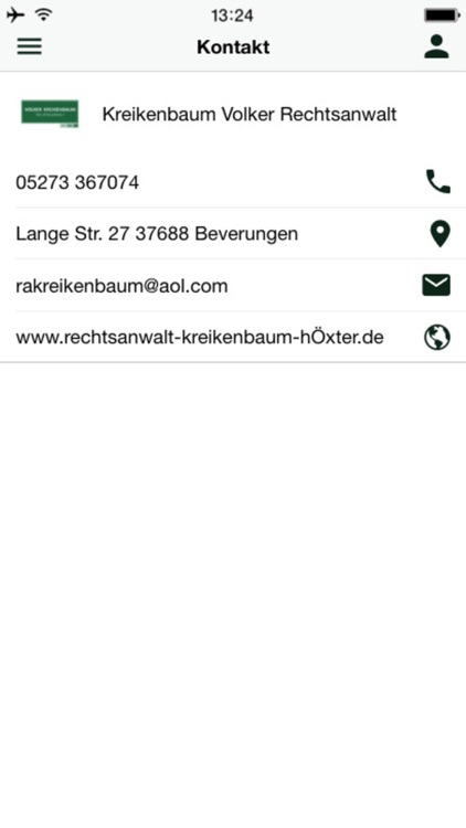 V. Kreikenbaum Rechtsanwalt screenshot-3