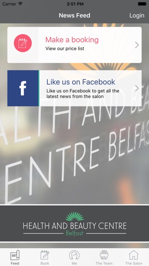 Health and Beauty Centre Belfast Booking App(圖1)-速報App