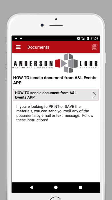 How to cancel & delete Anderson & Lohr Events from iphone & ipad 4