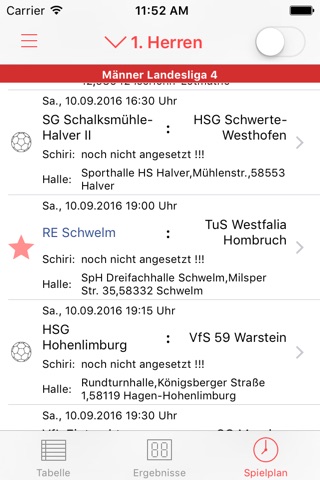 Rote Erde Schwelm Handball screenshot 2