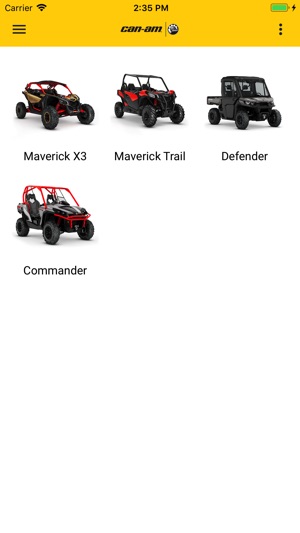 BRP Vehicle Information App