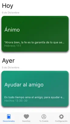 Screenshot 1 Devocional Diario iphone