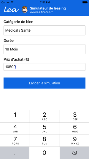 LEA Leasing Simulator