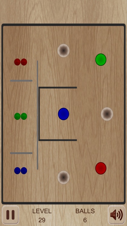 Move your balls to holes!