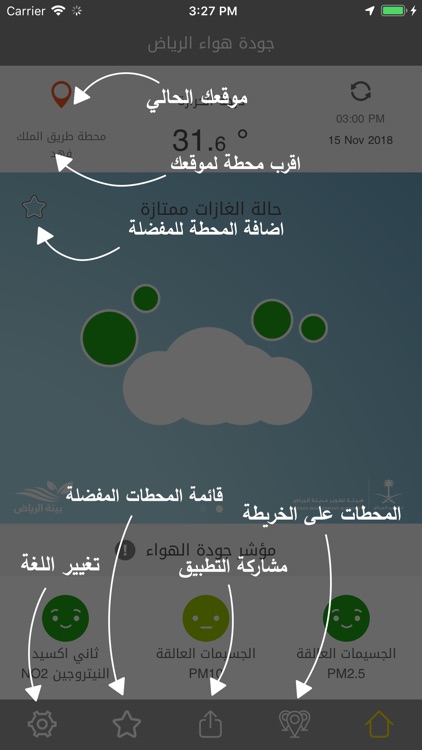 جودة هواء الرياض screenshot-4