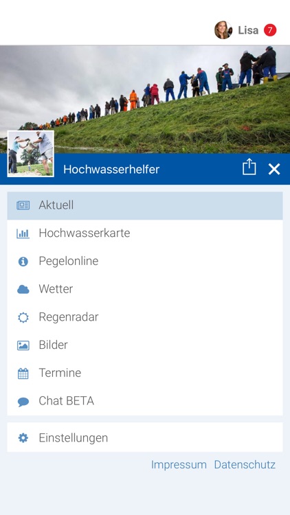 Hochwasserhelfer
