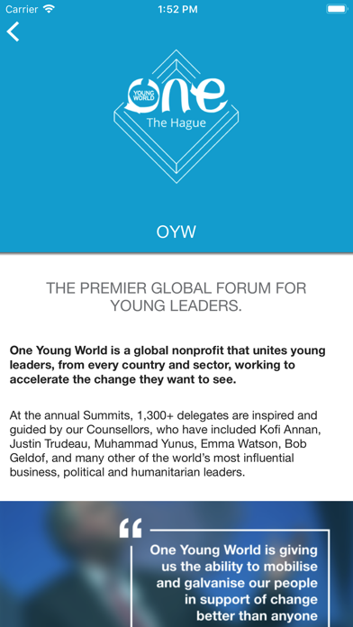 One Young World 2018 screenshot 3