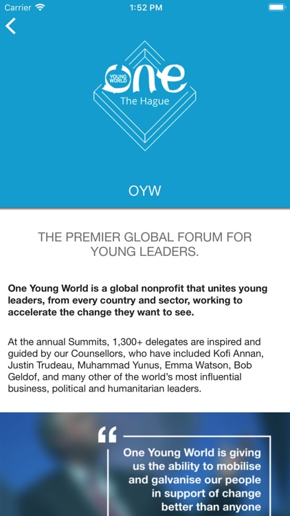 One Young World 2018